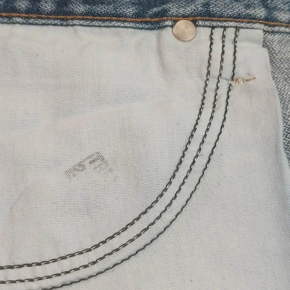 Wrangler Mens 13MWZGK‎ Cowboy Cut Original Fit Jeans Blue Denim 42x30 High Rise
